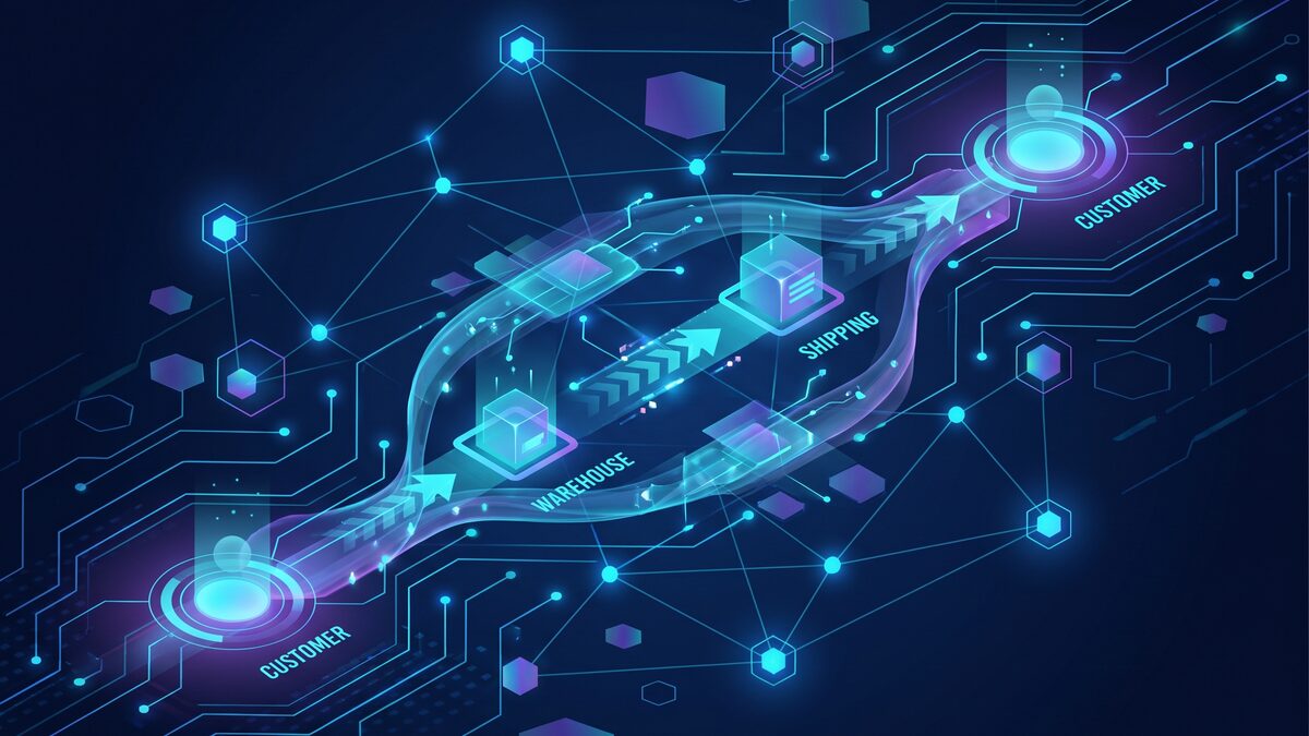 Supplier network and logistics flow in dropshipping Supplier network and logistics flow in dropshipping
